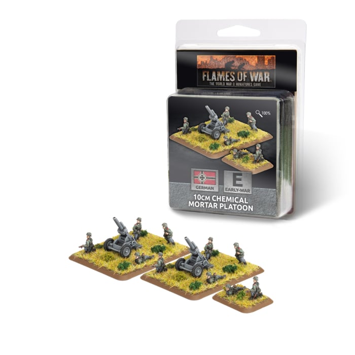 Flames of War: 10cm Chemical Mortar Platoon (GE598)