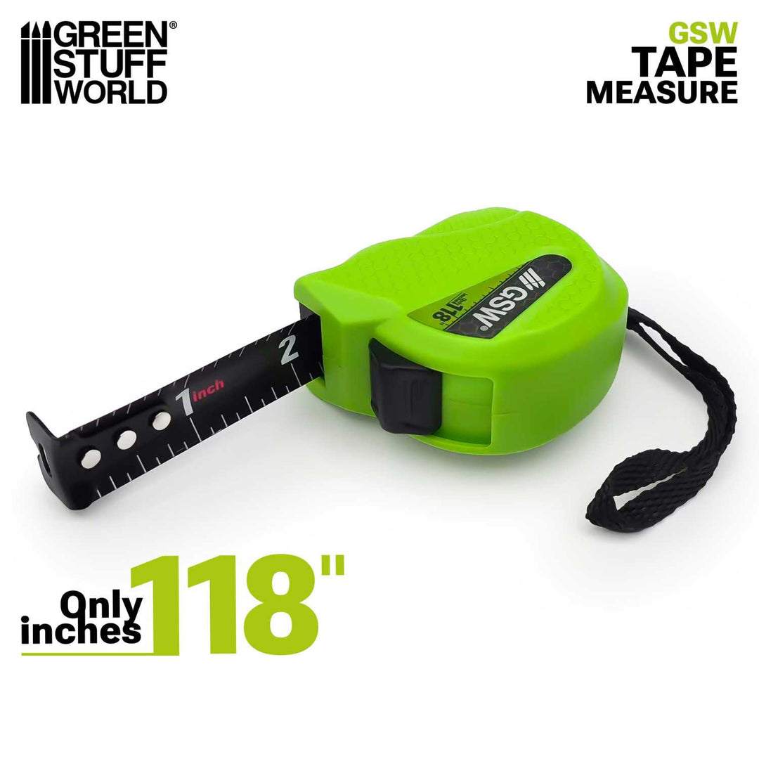 GSW Inch Tape Measure (Green Stuff World)