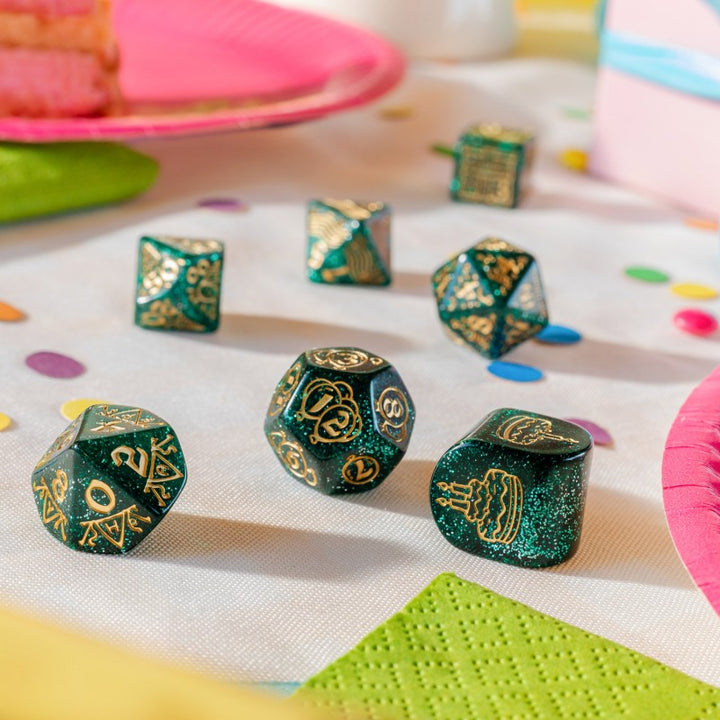 Happy Birthday Dice Set: Balloons (Q-Workshop) (RHPB02)