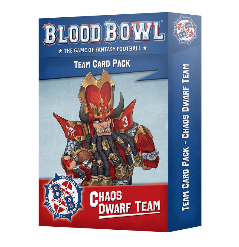 Blood Bowl: Chaos Dwarf Team – Card Pack