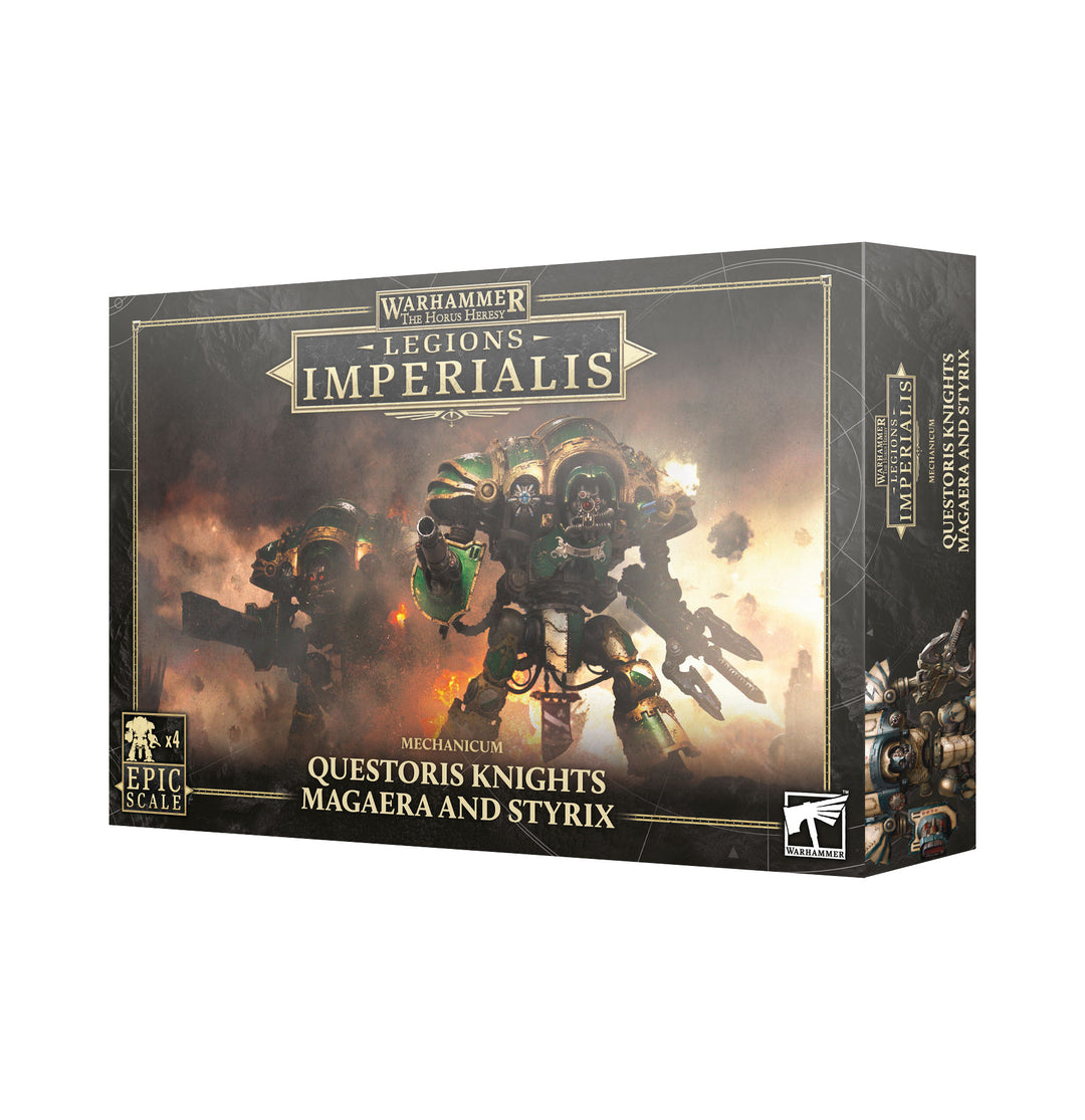 Warhammer Horus Heresy: Legions Imperialis - Mechanicum Questoris Knights Magaera and Styrix