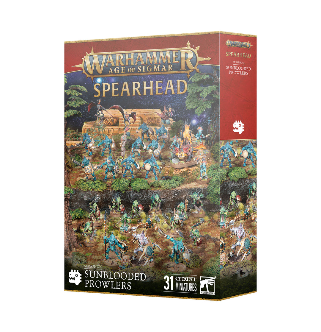 Warhammer Age of Sigmar: Seraphon Sunblooded Prowlers - Spearhead
