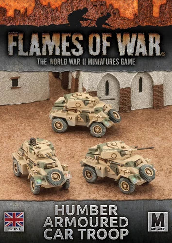 Flames of War: Humber Armoured Car Troop (BBX34)