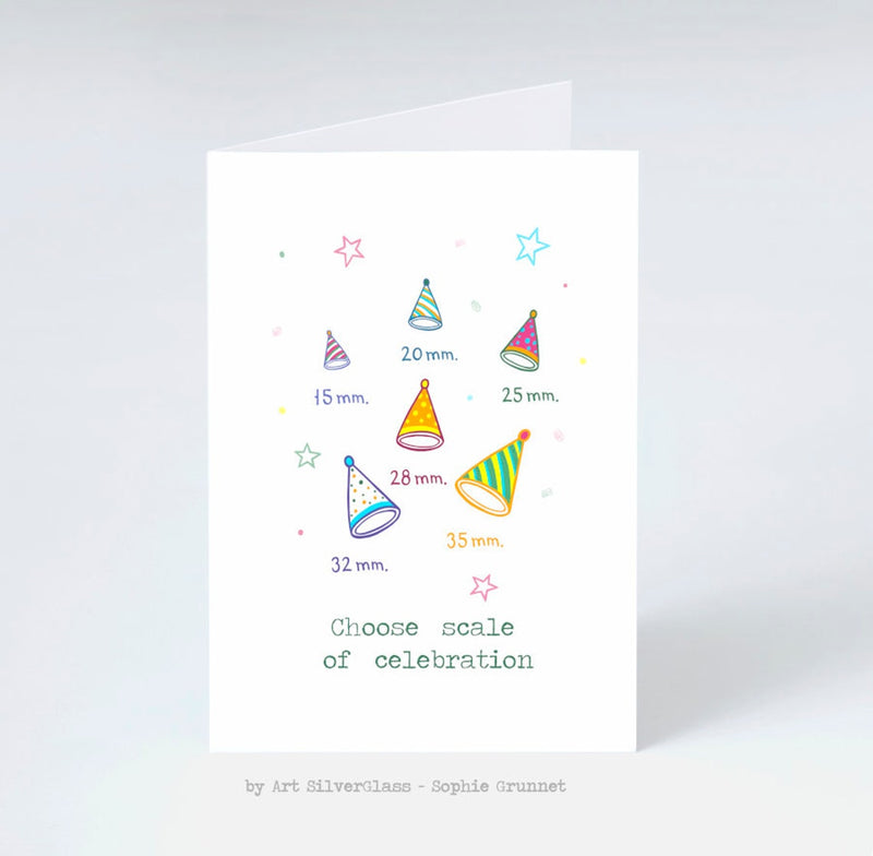 Greeting Card: Choose Scale Of Celebration