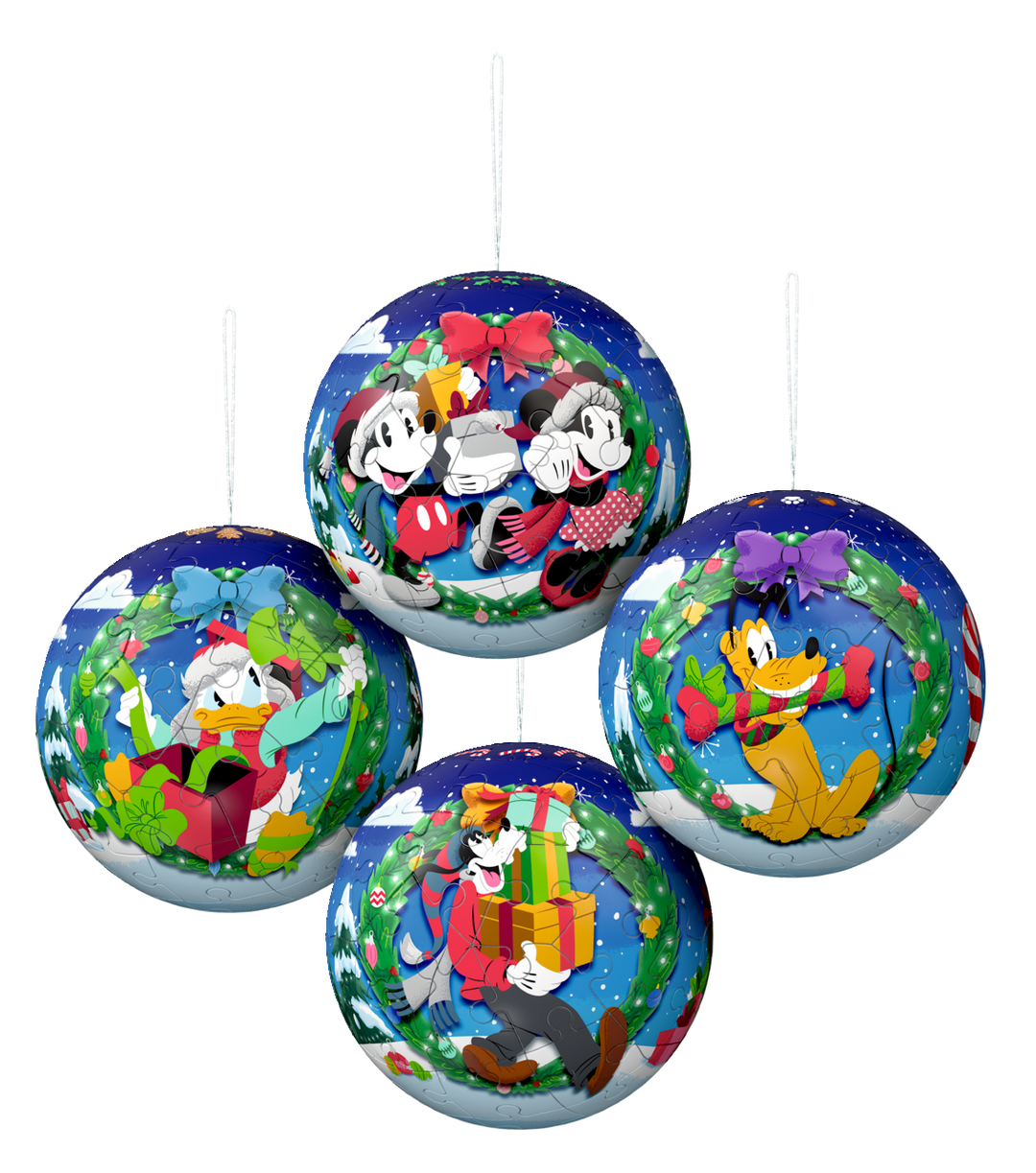 Puzzle-Ball Disney Christmas Ball Set