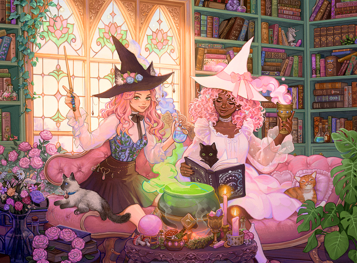 Enchanting Library (200 brikker, XXL)