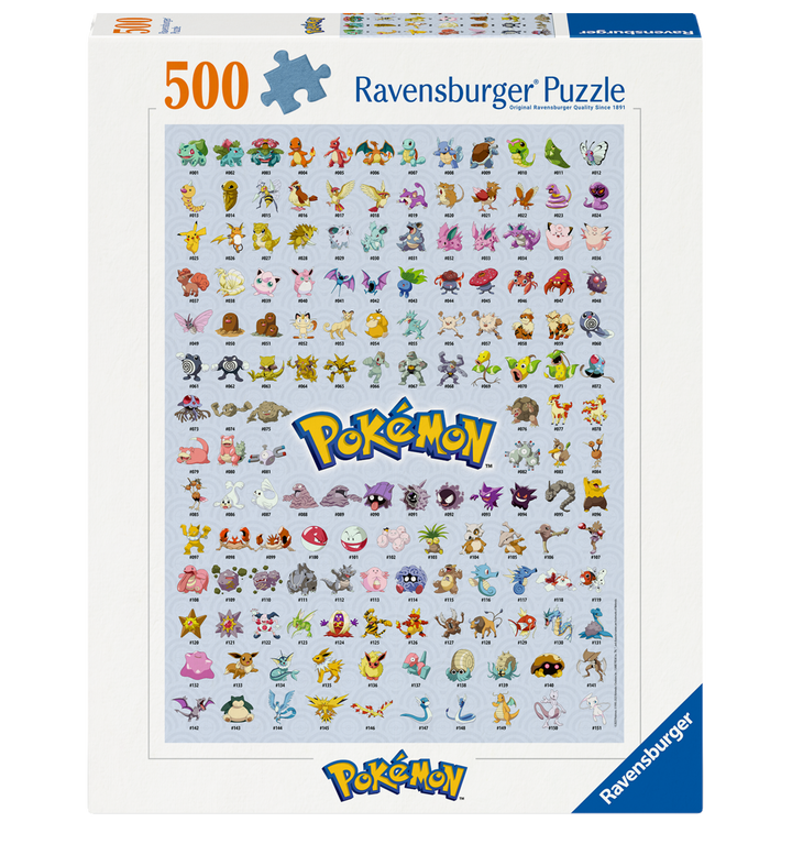 The First 151 Pokémon (500 brikker)