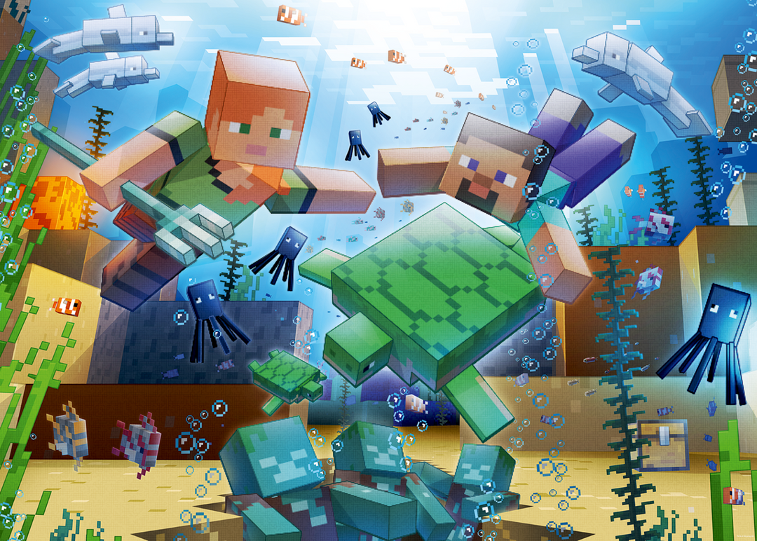 Minecraft Mosaic (1000 brikker)