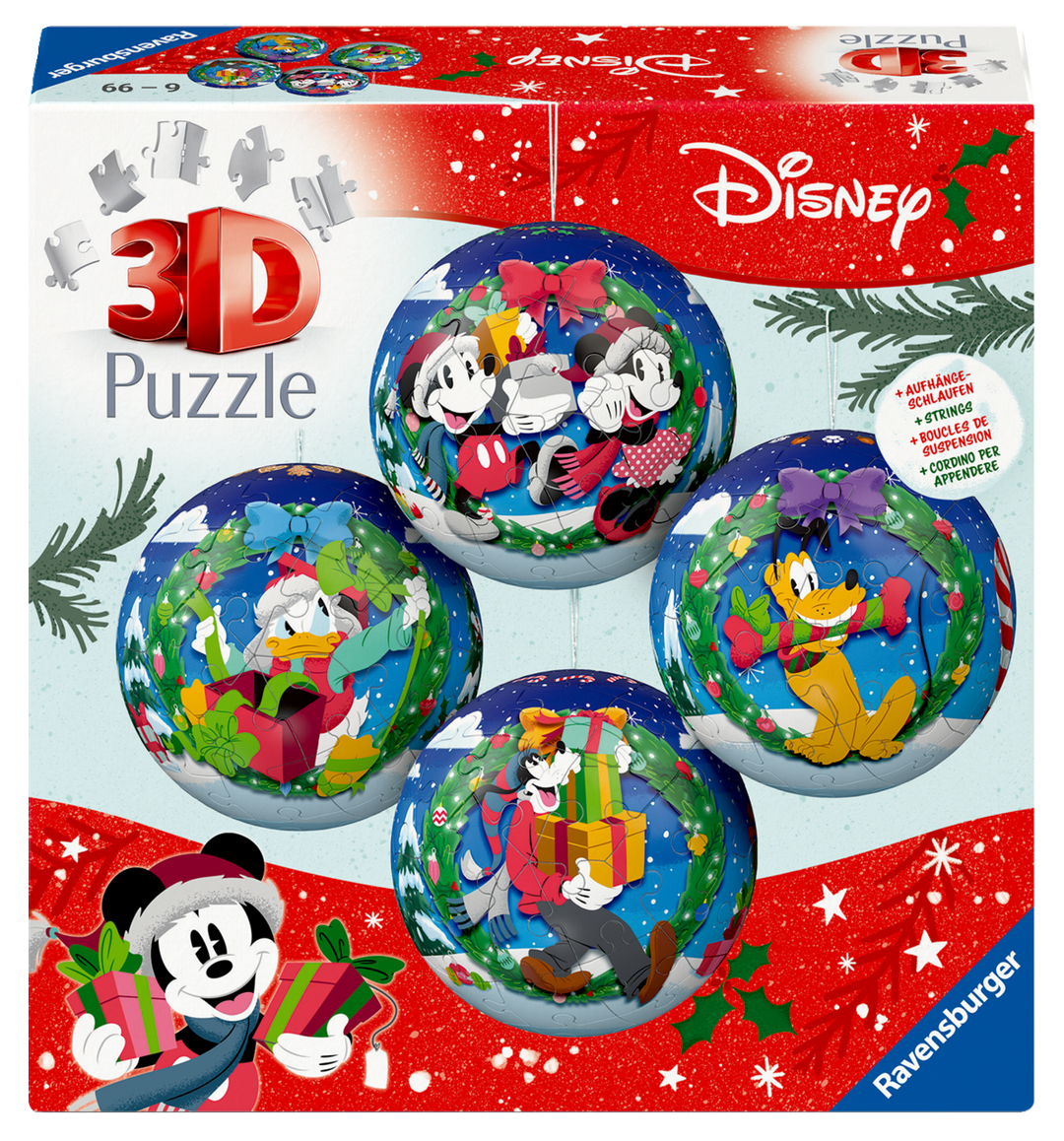 Puzzle-Ball Disney Christmas Ball Set
