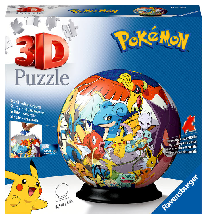 Pokémon - Puzzle-Ball (72 brikker)