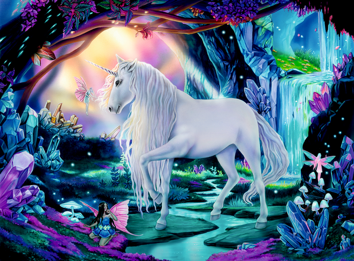 Crystal Unicorn (300 brikker, XXL)