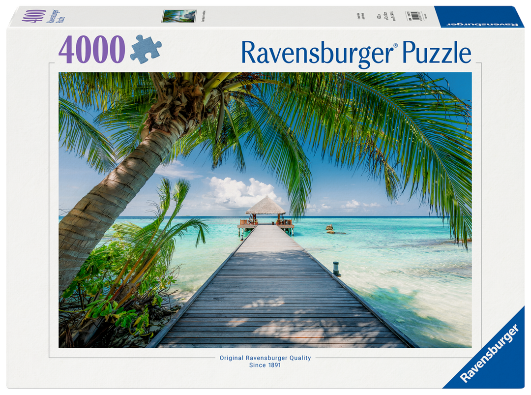 Dream beach in the Maldives (4000 brikker)