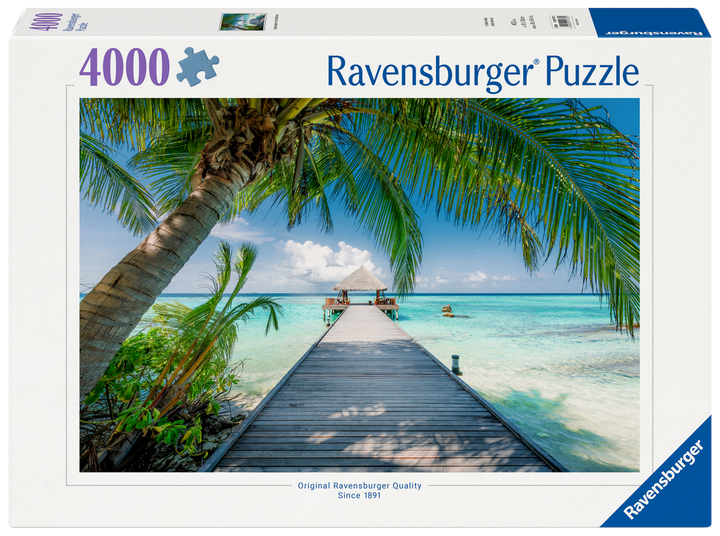 Dream beach in the Maldives (4000 brikker)