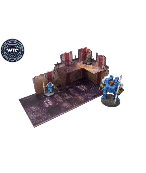 Imperial Walls Low Red (2) PREPAINTED (Micro Art Studio)