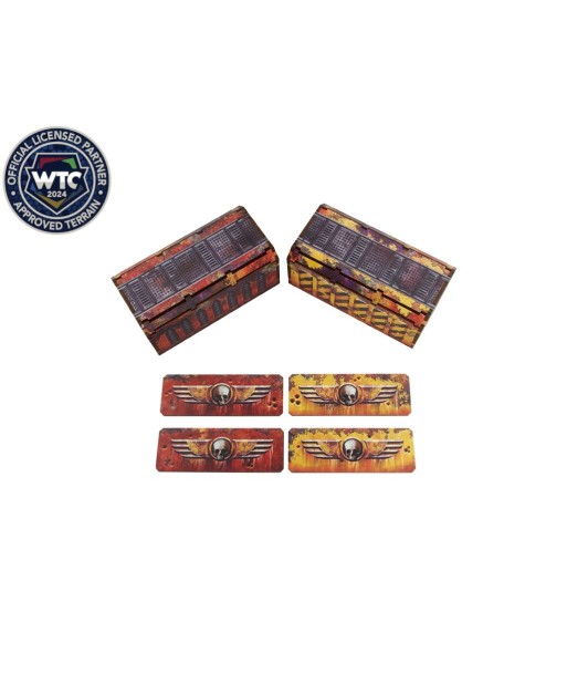 Imperial WTC Containers 1 (2) PREPAINTED (Micro Art Studio)