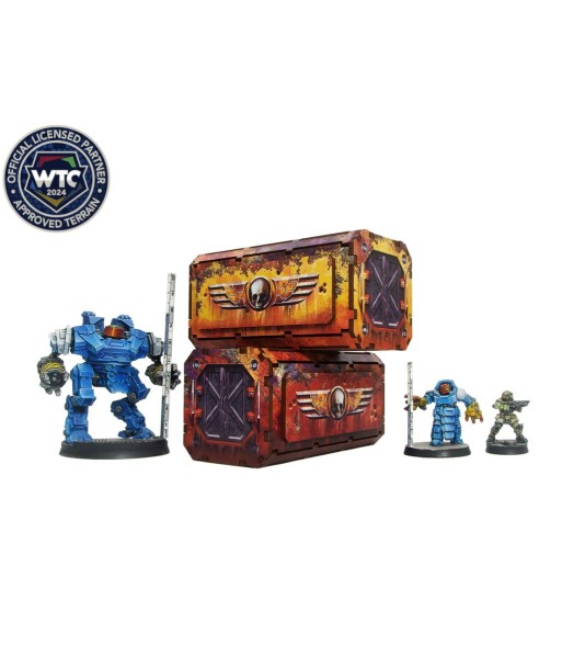 Imperial WTC Containers 1 (2) PREPAINTED (Micro Art Studio)