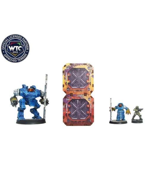 Imperial WTC Containers 1 (2) PREPAINTED (Micro Art Studio)