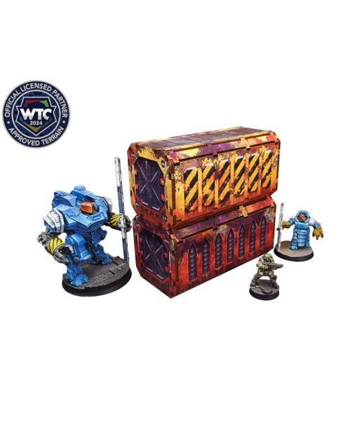 Imperial WTC Containers 1 (2) PREPAINTED (Micro Art Studio)