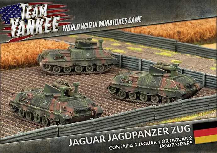 World War III: Team Yankee - Jaguar Jagdpanzer Zug (WWIII x3 Tanks) (TGBX04)