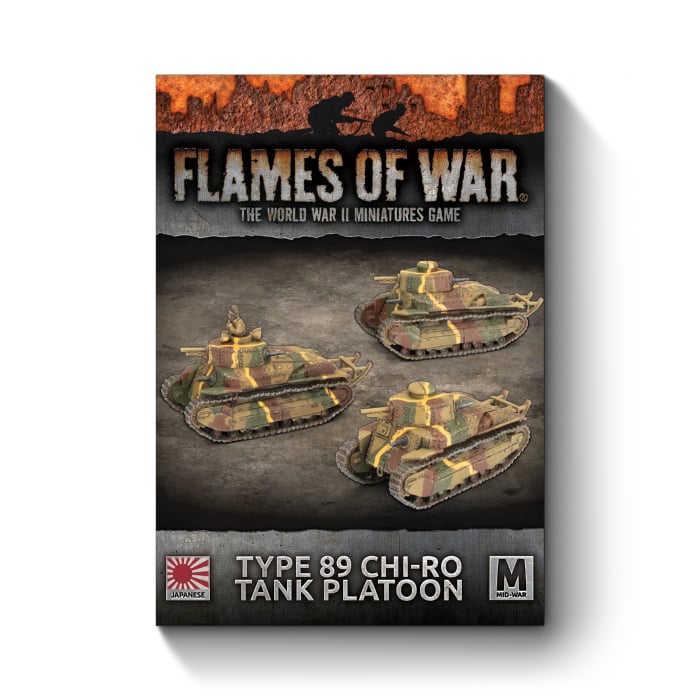 Flames of War: Type 89 Chi-Ro Tank Platoon (JBX11)