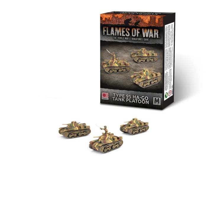 Flames of War: Type 95 Ha-Go Light Tank Platoon (JBX12)