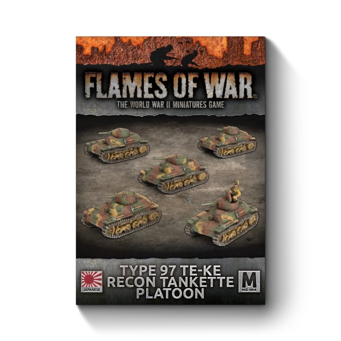 Flames of War: Type 97 Te-Ke Recon Tankette Platoon (JBX13)