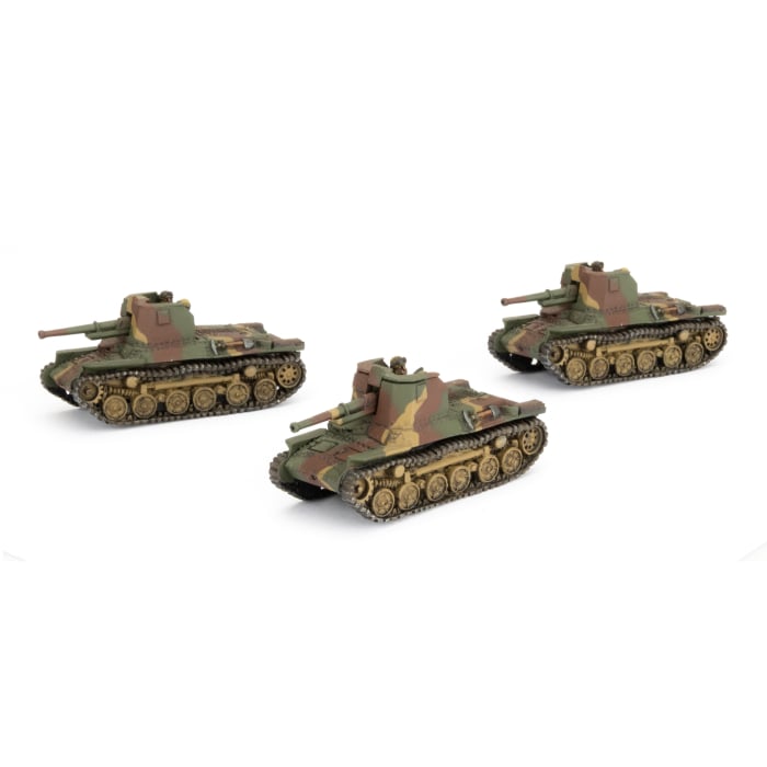 Flames of War: Type 1 Ho-Ni 1 SPG Platoon (JBX16)