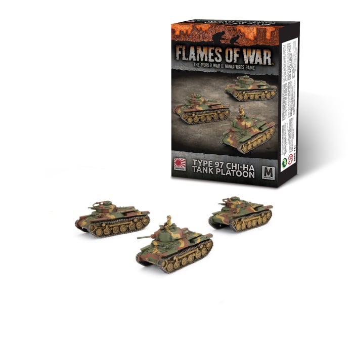 Flames of War: Type 97 Chi-Ha Tank Platoon (JBX17)