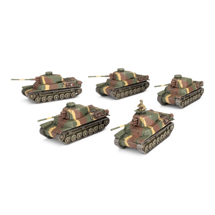 Flames of War: Type 4 Chi-To Tank Platoon (JBX19)