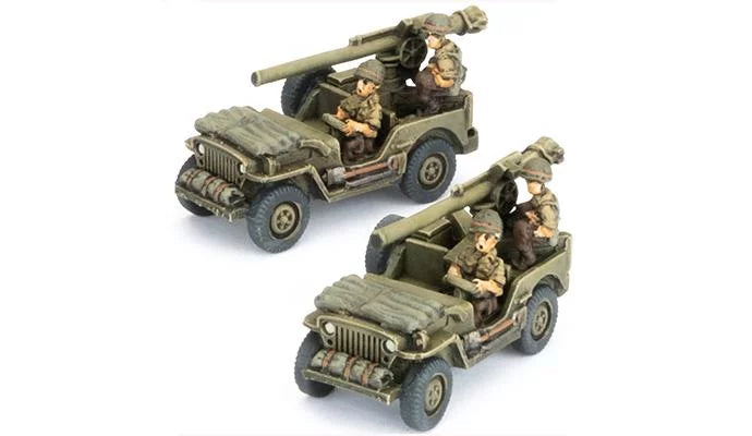 World War III: Team Yankee - Jeep with 105mm Recoilless Rifle (x2) (US121)