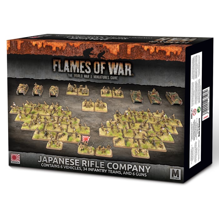 Flames of War: Japanese Rifle Company Army Deal (JPAB01)