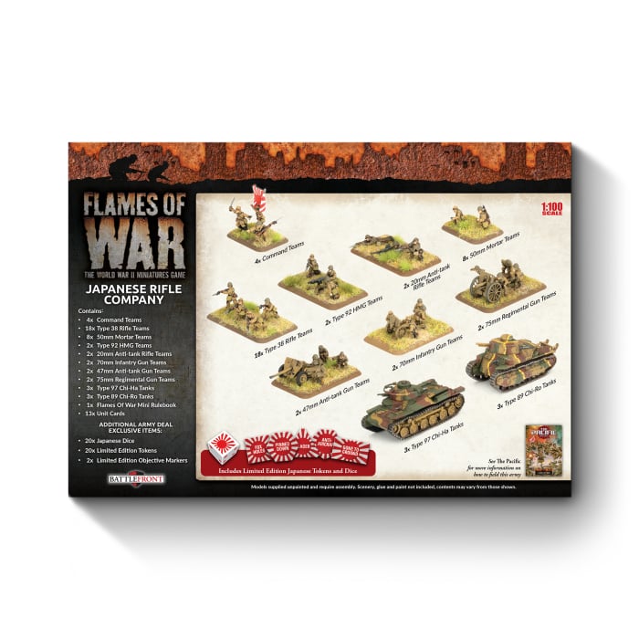 Flames of War: Japanese Rifle Company Army Deal (JPAB01)