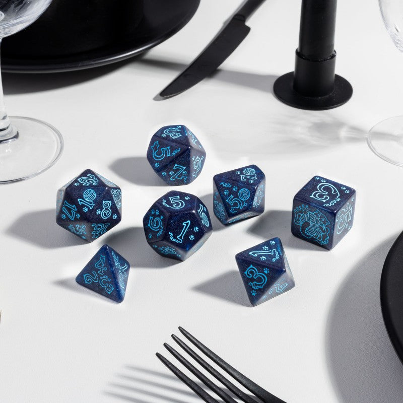 Jumbo Cats Dice Set: River (Q-Workshop) (SJKSCAT19)