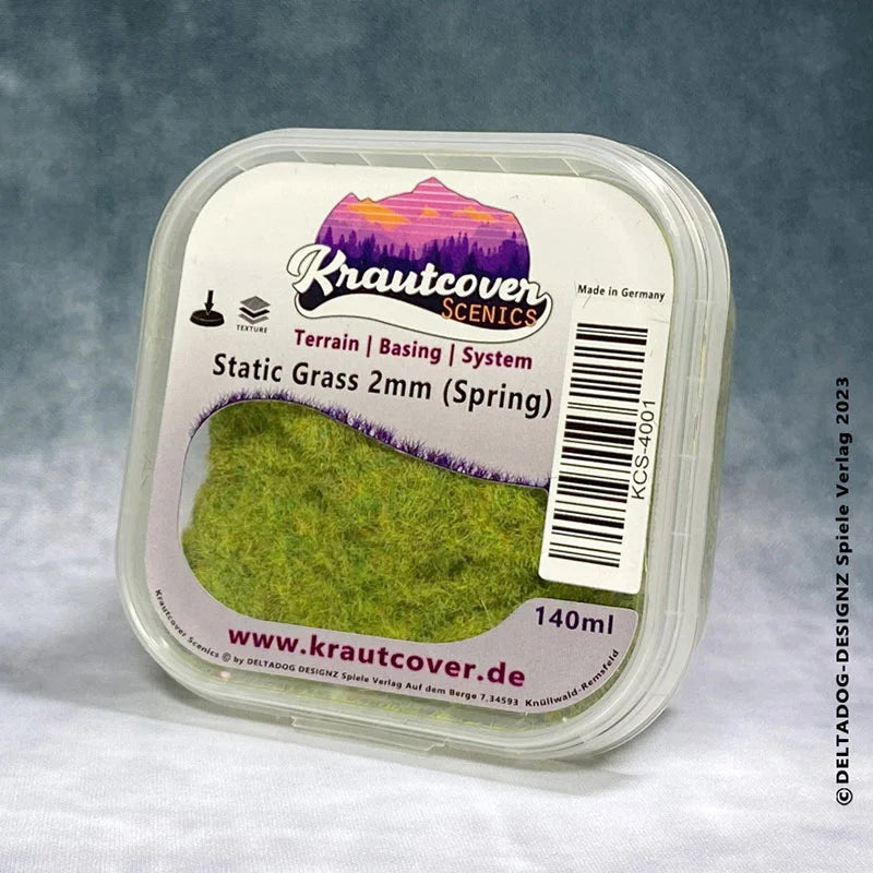 Krautcover: Groundcover - Static Grass Spring 2mm (140ml)