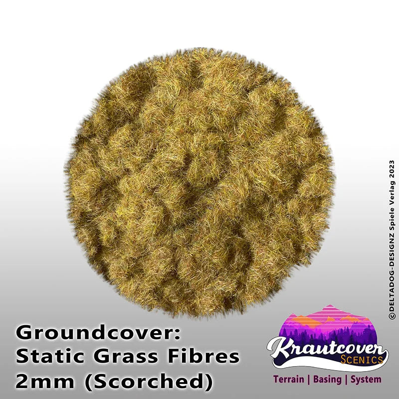 Krautcover: Groundcover - Static Grass Scorched 2mm (140ml)