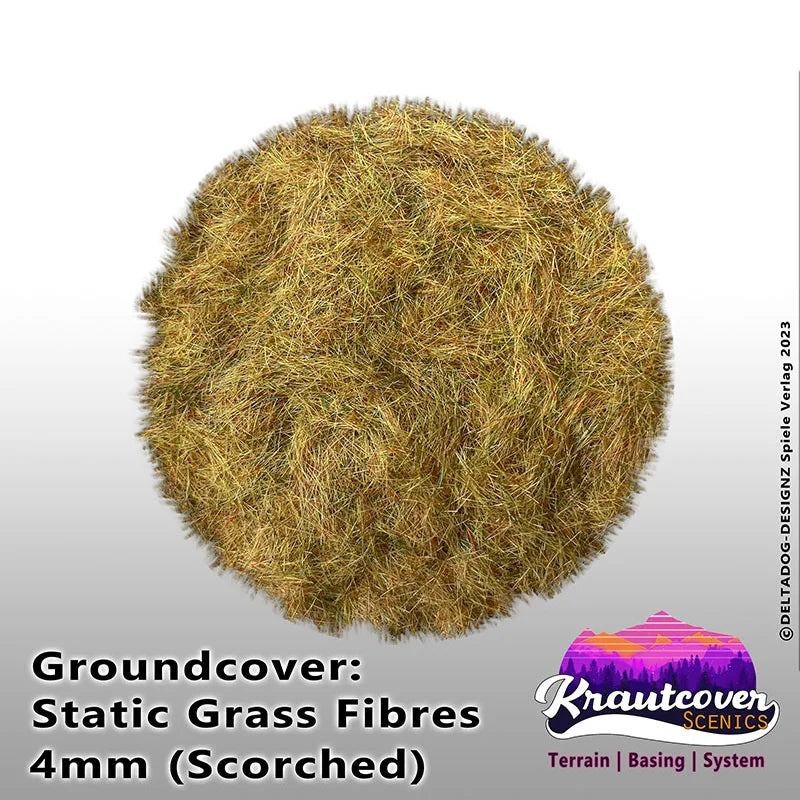 Krautcover: Groundcover - Static Grass Scorched 4mm (140ml)