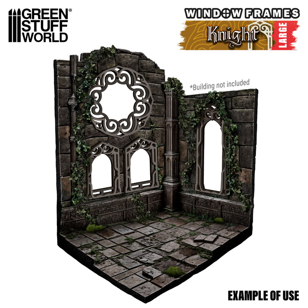 Knight Miniature Windows - Large (Green Stuff World)