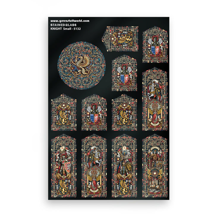 Knight Stained Glass - Small (Green Stuff World)