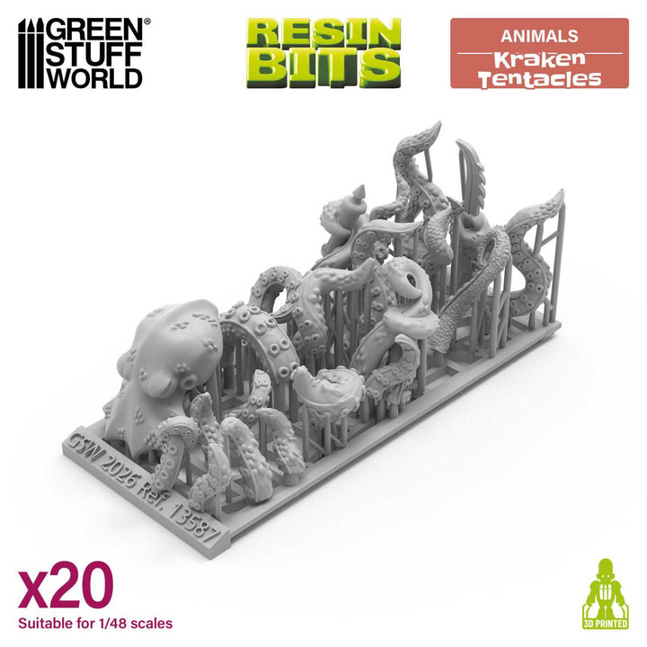Kraken tentacles 1:48-1:35 (Green Stuff World)