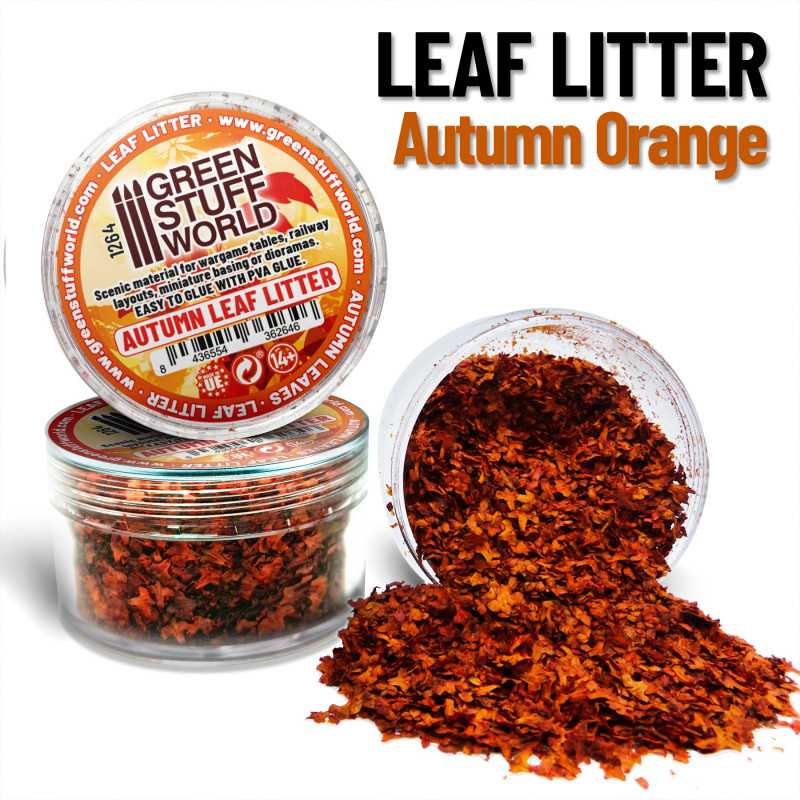 Scenery: Leaf Litter - Autumn Orange (Green Stuff World)