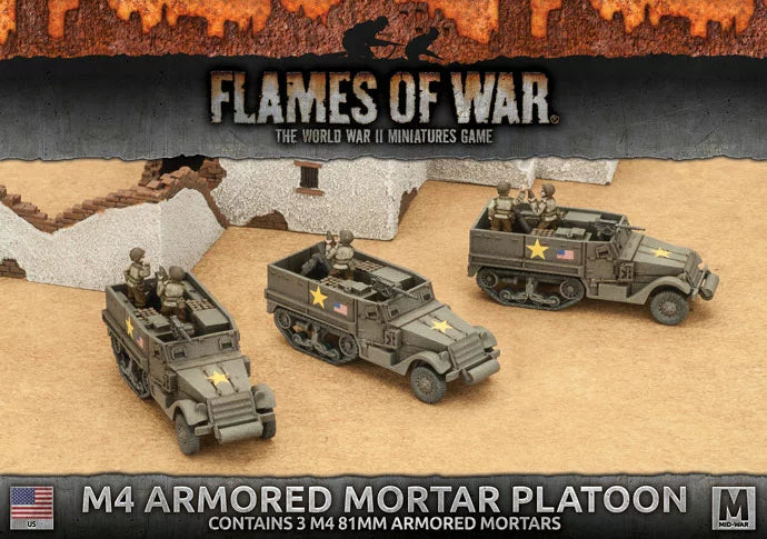 Flames of War: M4 81mm Armored Mortar Platoon (UBX62)