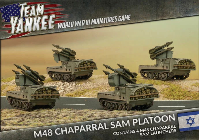 World War III: Team Yankee - M48 Chaparral SAM Platoon (WWIII x4 Tanks) (TIBX07)