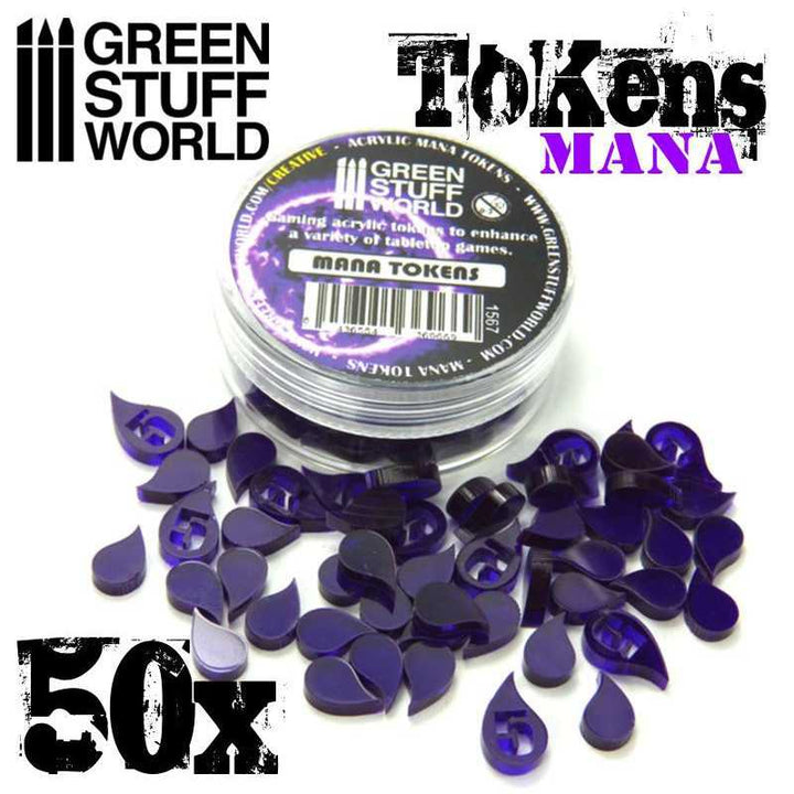 Gaming Tokens - Mana tokens (Green Stuff World)