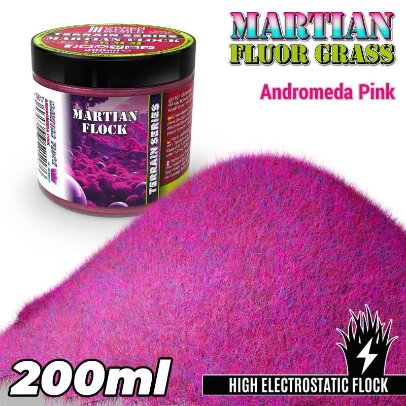 Martian Fluor Grass - Andromeda Pink - 200ml (Green Stuff World)