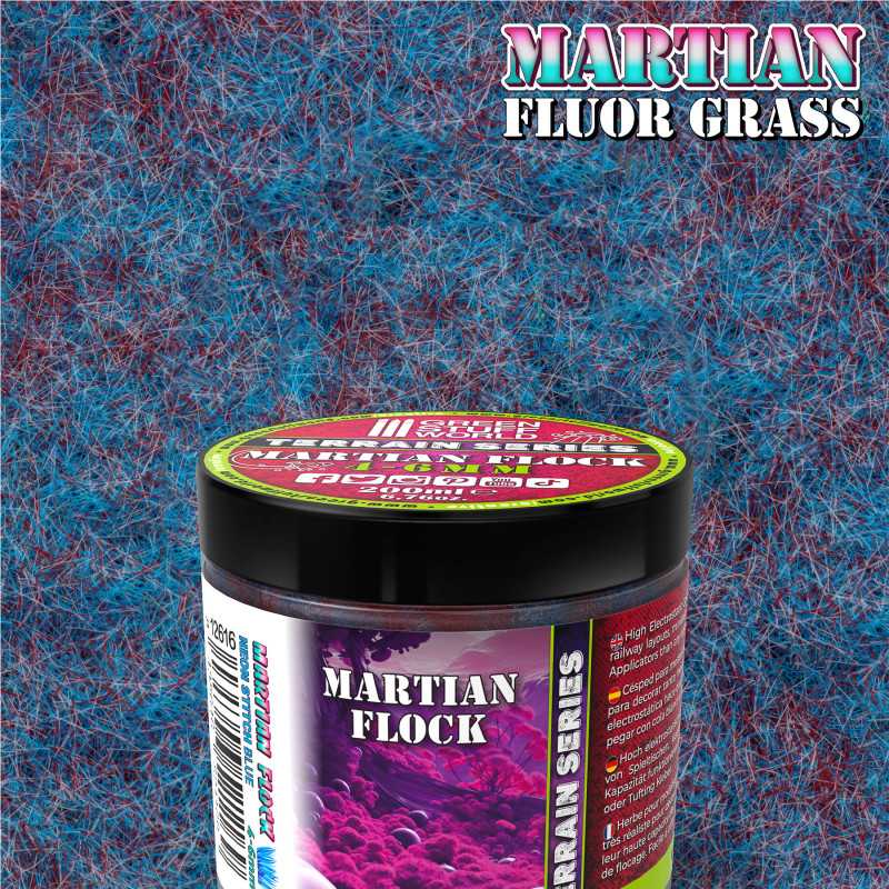 Martian Fluor Grass - Neon Stitch Blue - 200ml (Green Stuff World)