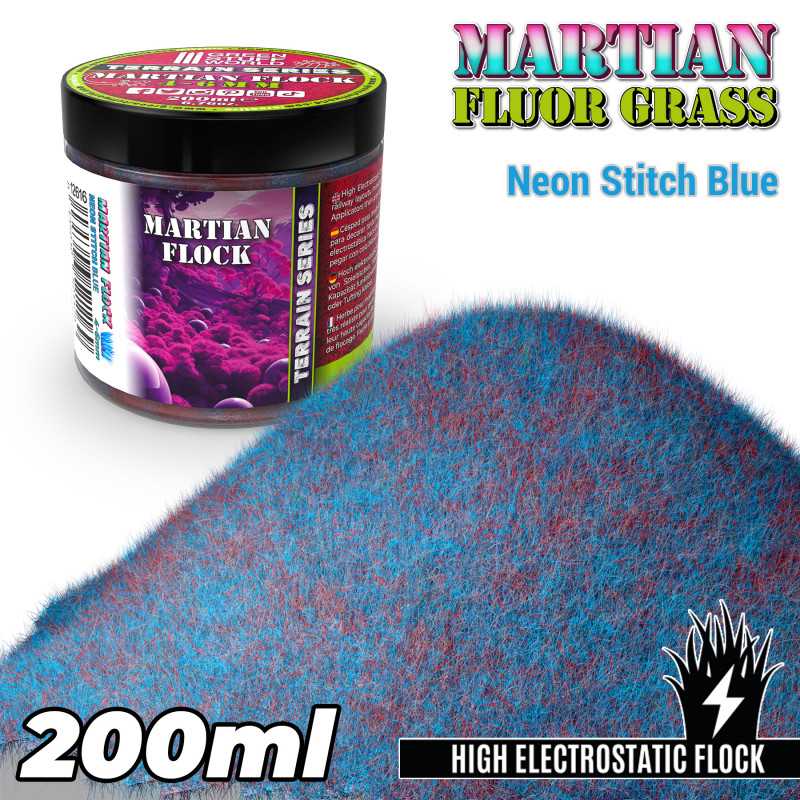Martian Fluor Grass - Neon Stitch Blue - 200ml (Green Stuff World)
