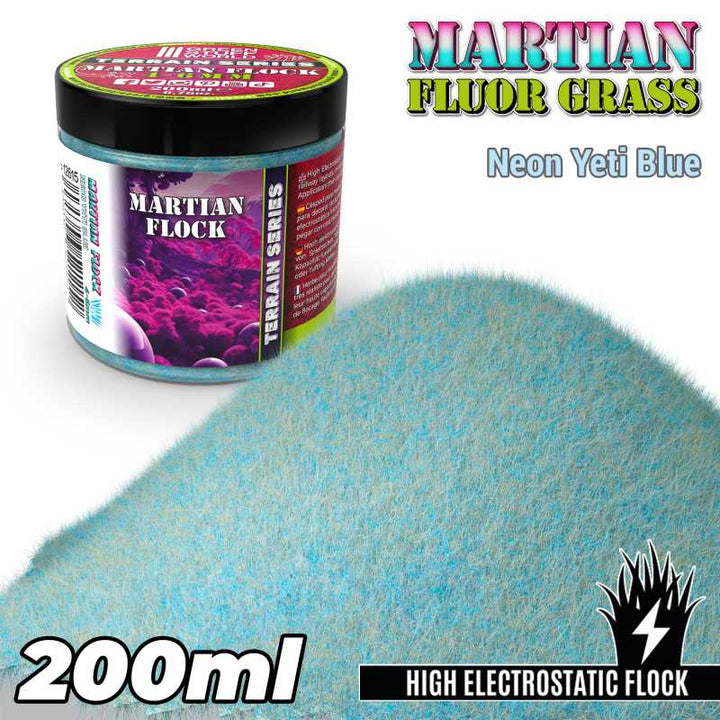 Martian Fluor Grass - Neon Yeti Blue - 200ml (Green Stuff World)