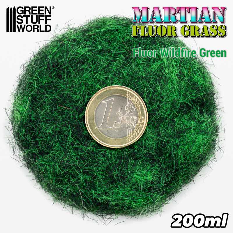 Martian Fluor Grass - Wildfire Green - 200ml (Green Stuff World)
