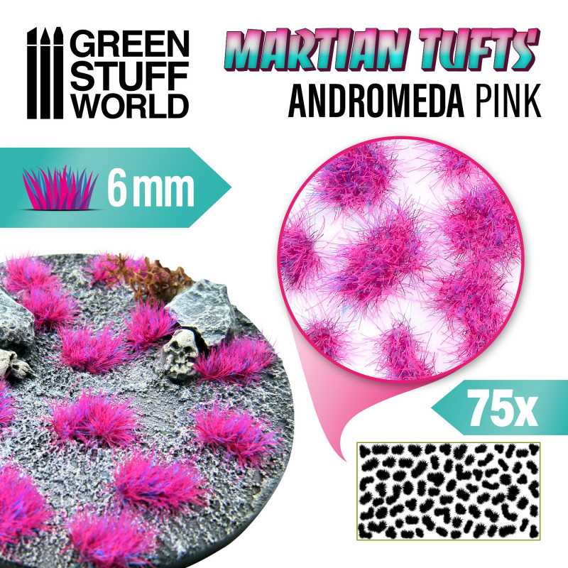 Martian Fluor Tufts - ANDROMEDA PINK (Green Stuff World)