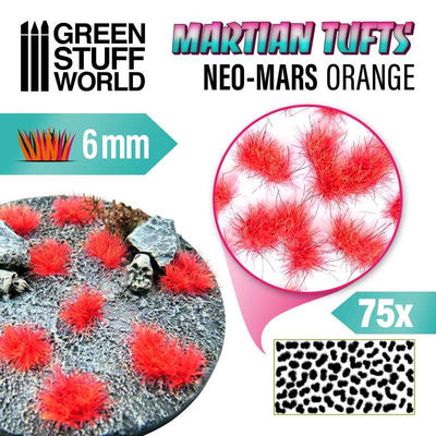 Martian Fluor Tufts - NEO-MARS ORANGE (Green Stuff World)